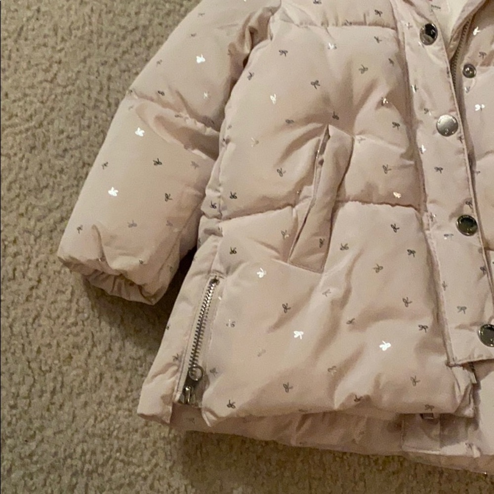 Zara toddler girls down coat - Picture 5 of 8